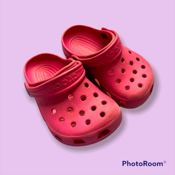 CROCS Other - 𝅺Pink Toddler Baby Crocs Size 6/7